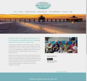 Fort Myers Beach Woman's Club website