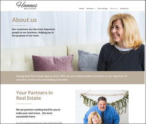 Hannes Real Estate Website