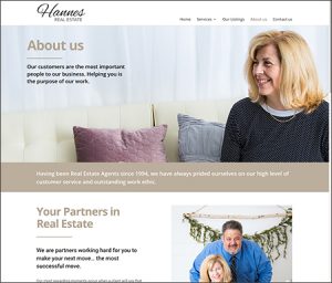 Hannes Real Estate Website