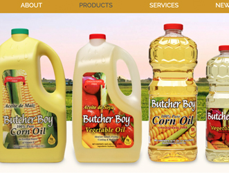 Columbus Vegetable Oil web pages